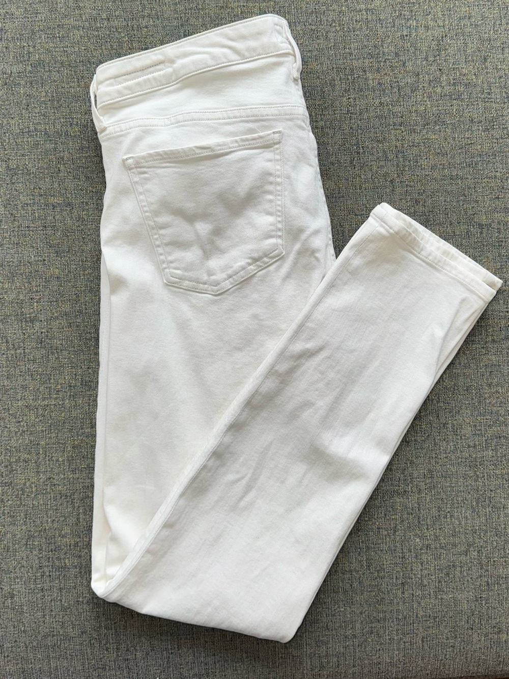 Citizens Of Humanity Racer Low Rise White Skinny Jeans